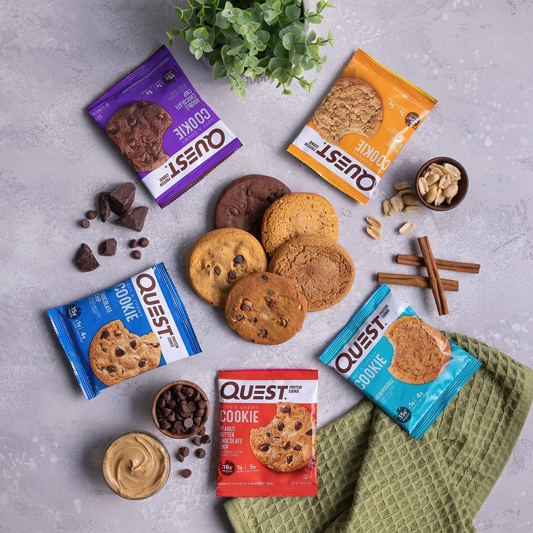 Quest Nutrition Chocolate Chip Protein Cookie; Keto Friendly; High Protein; Low Carb